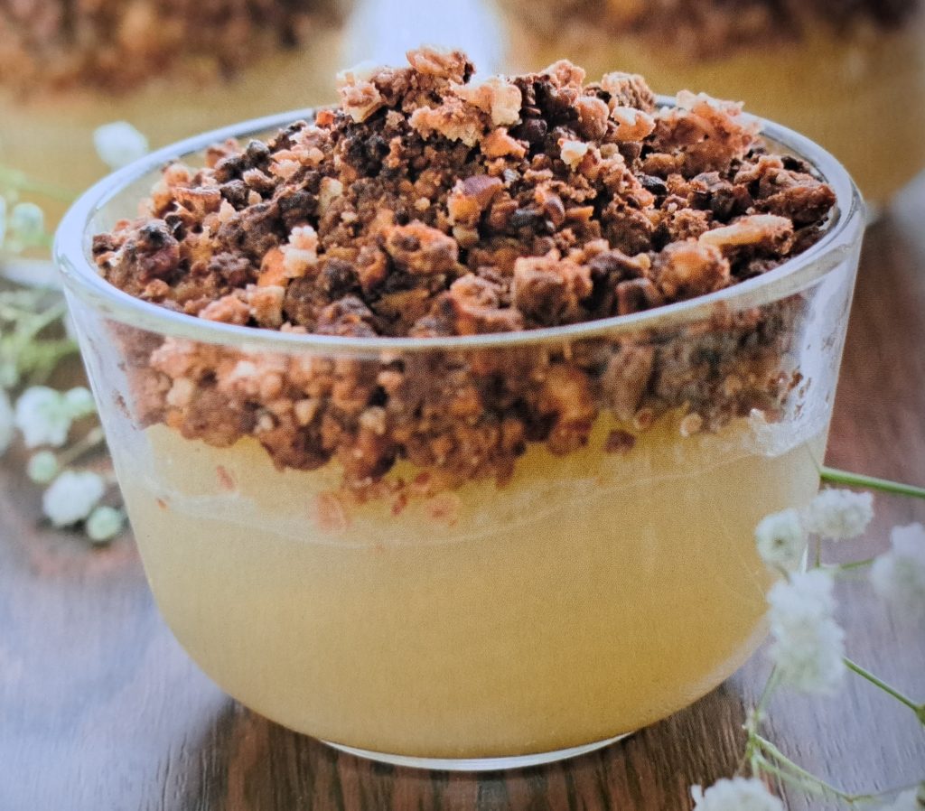 coppa al mascarpone con nocciole e cioccolato