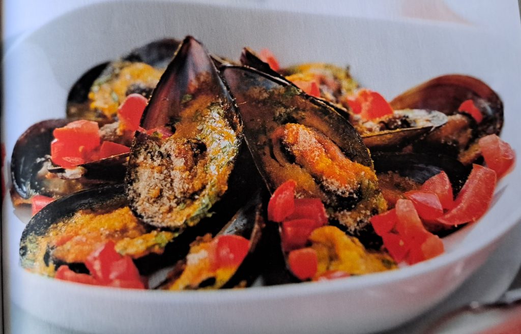 cozze gratinate